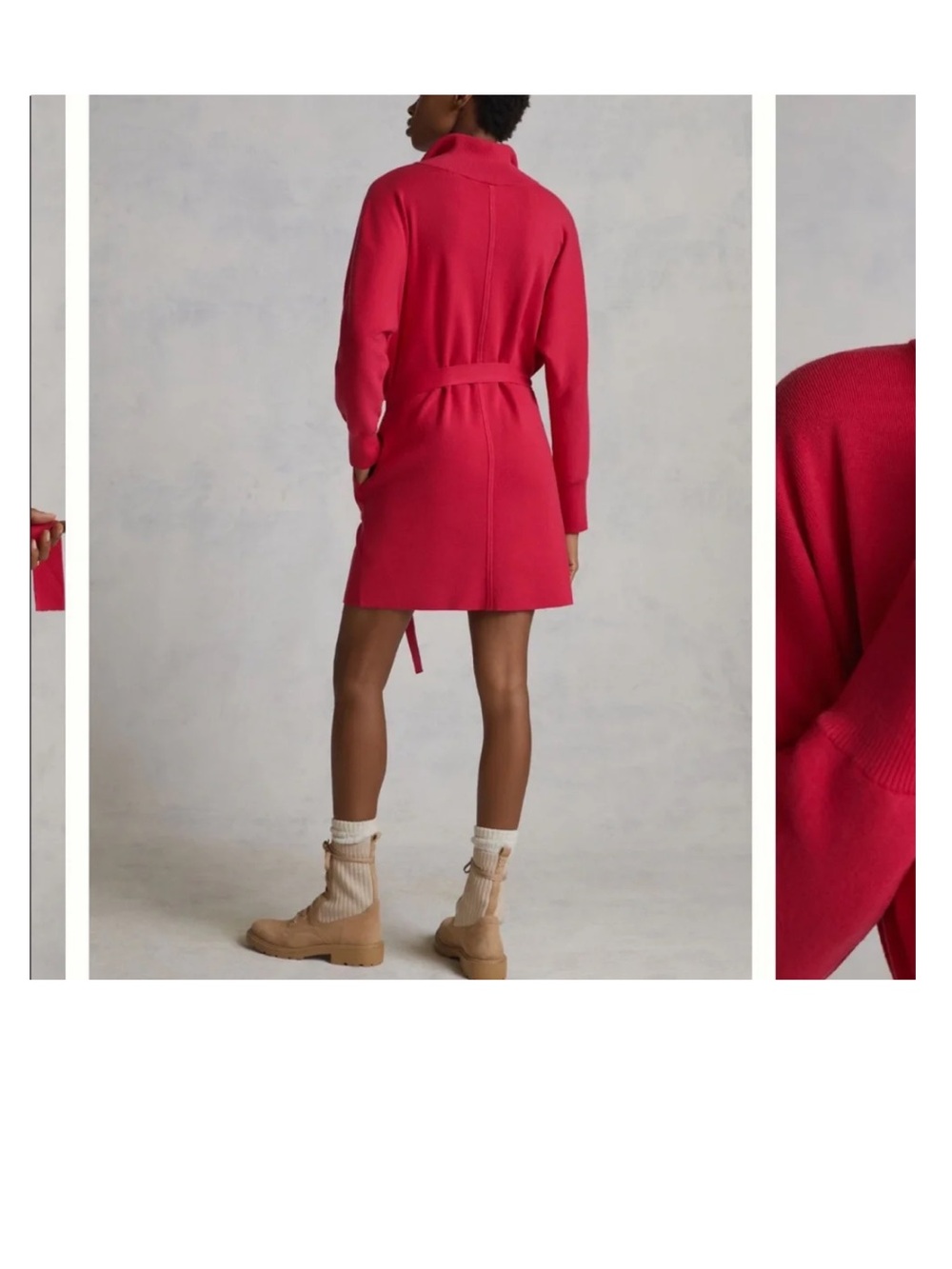 ANTHROPOLOGIE Daily Practice Polo Knit Mini Dress size M - Picture 2 of 4